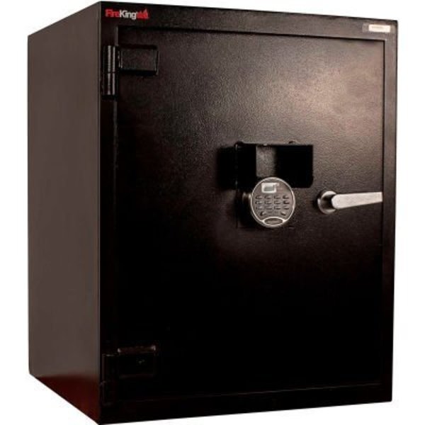 Fire King Security Products Cennox Burglar Safe B3024LH-FK1 24"W x 22-5/8"D x 30-1/2"H Electronic Lock 8.23 Cu. Ft. Black B3024LH-FK1